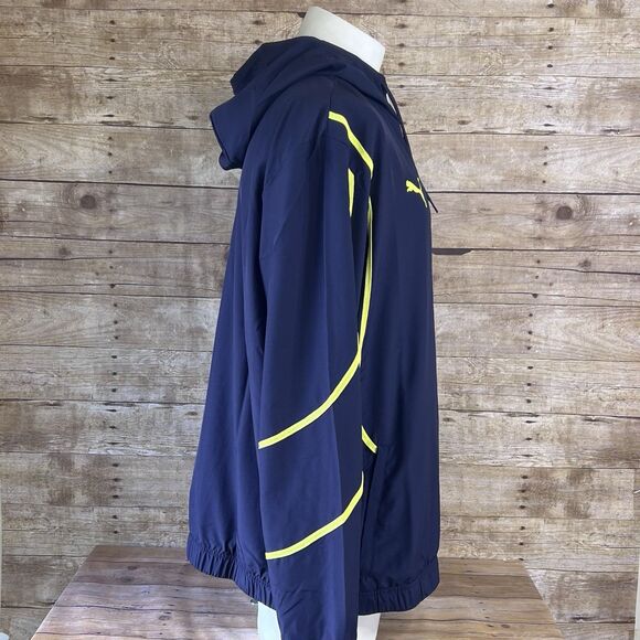 Manchester City Size XXL Pre-Match Jacket Navy Blue Puma  New - Picture 5 of 12